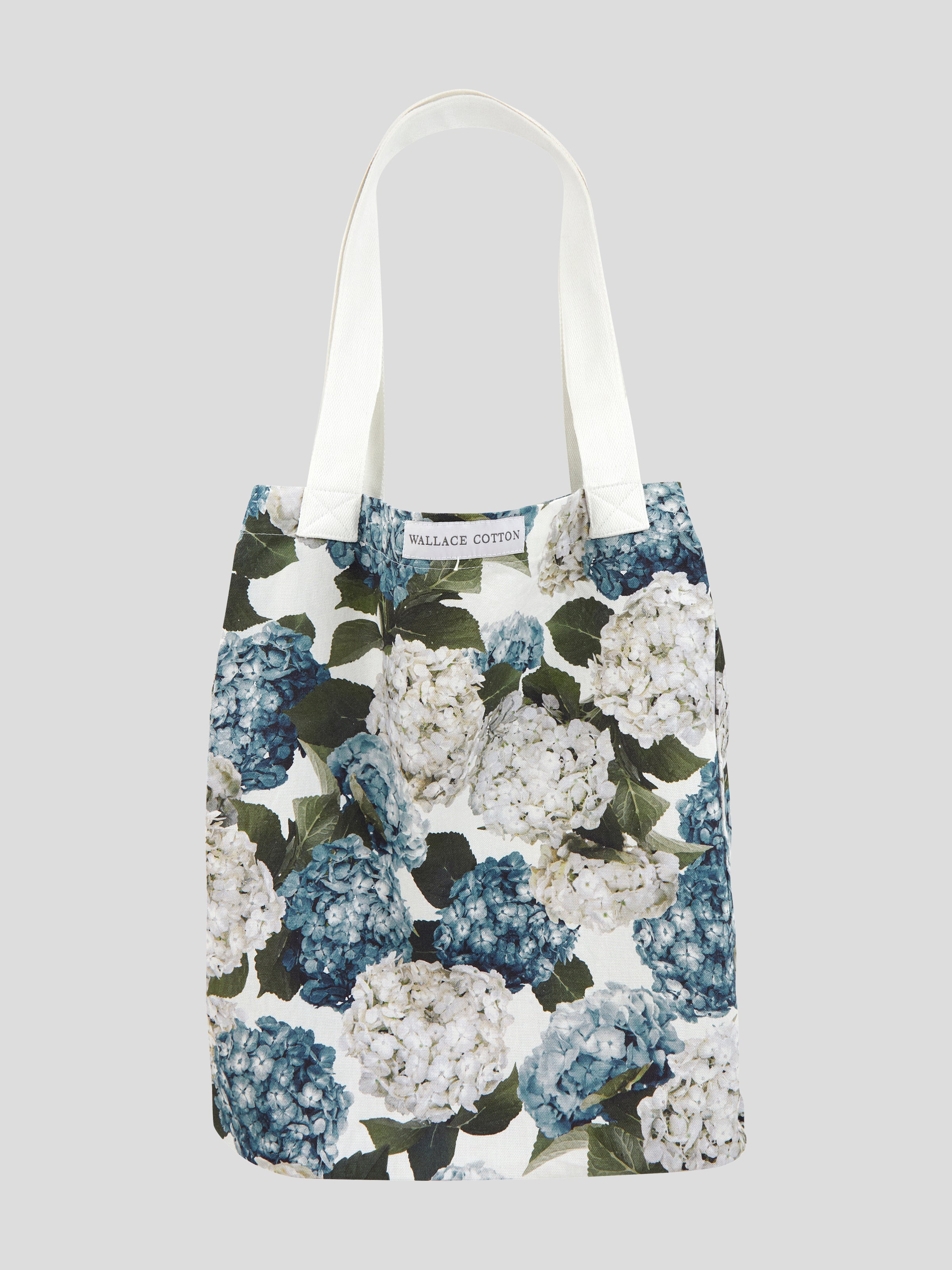Beloved Hydrangea Tote Bag | Blue Floral-1