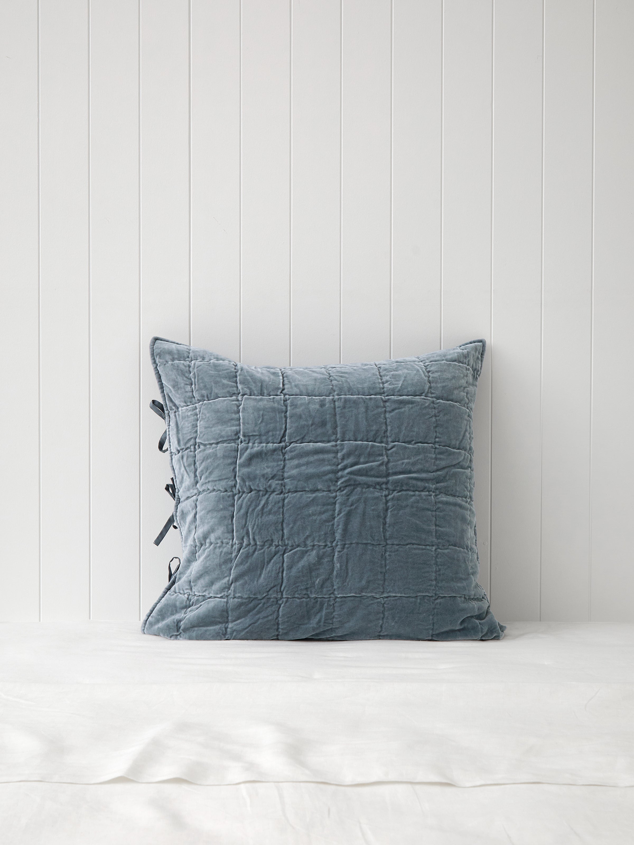 Belvedere Velvet European Pillowcase | Haze-1