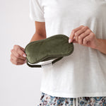 Belvedere Velvet Eye Mask | Willow-1