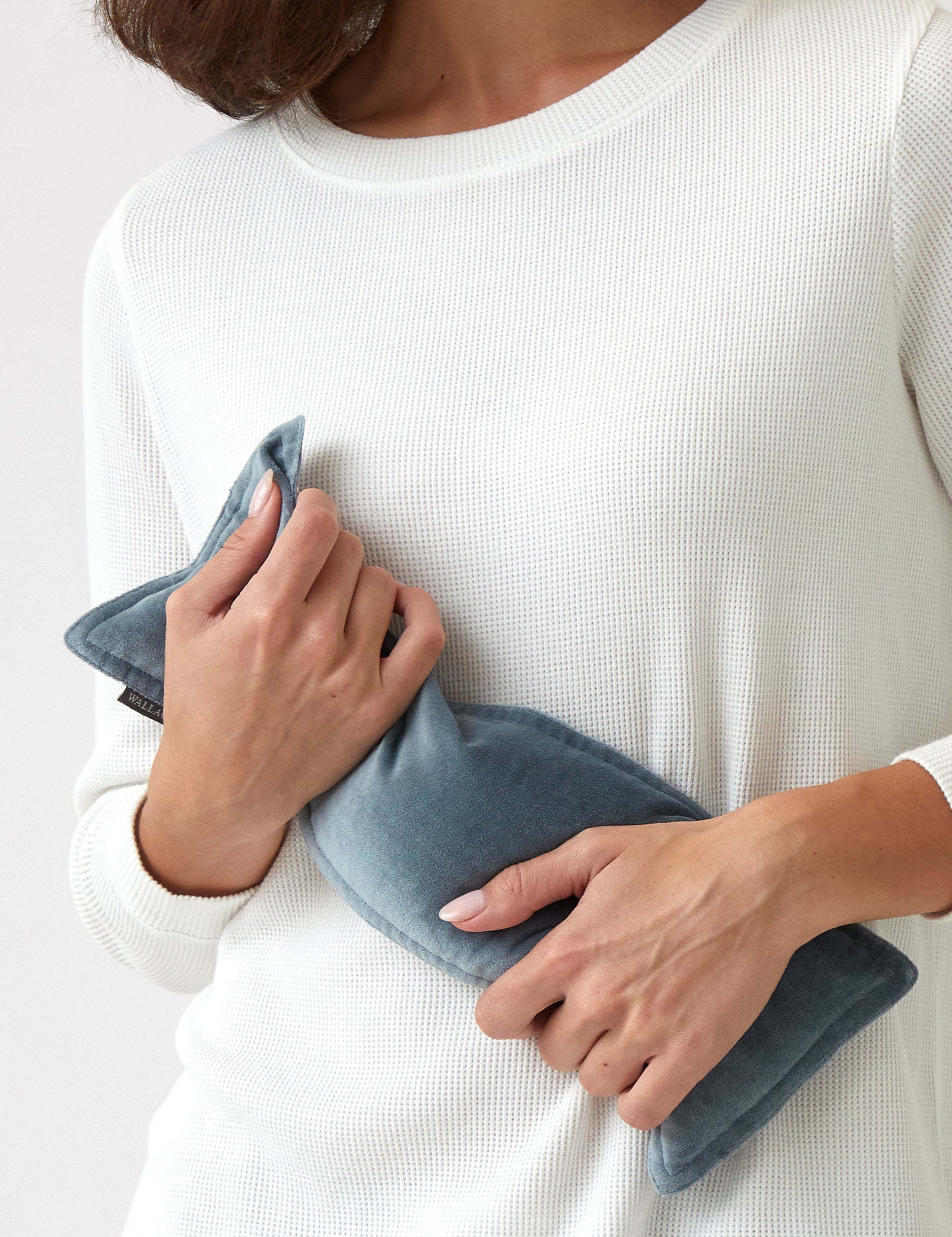 Belvedere Velvet Hot & Cold Pillow | Haze-1