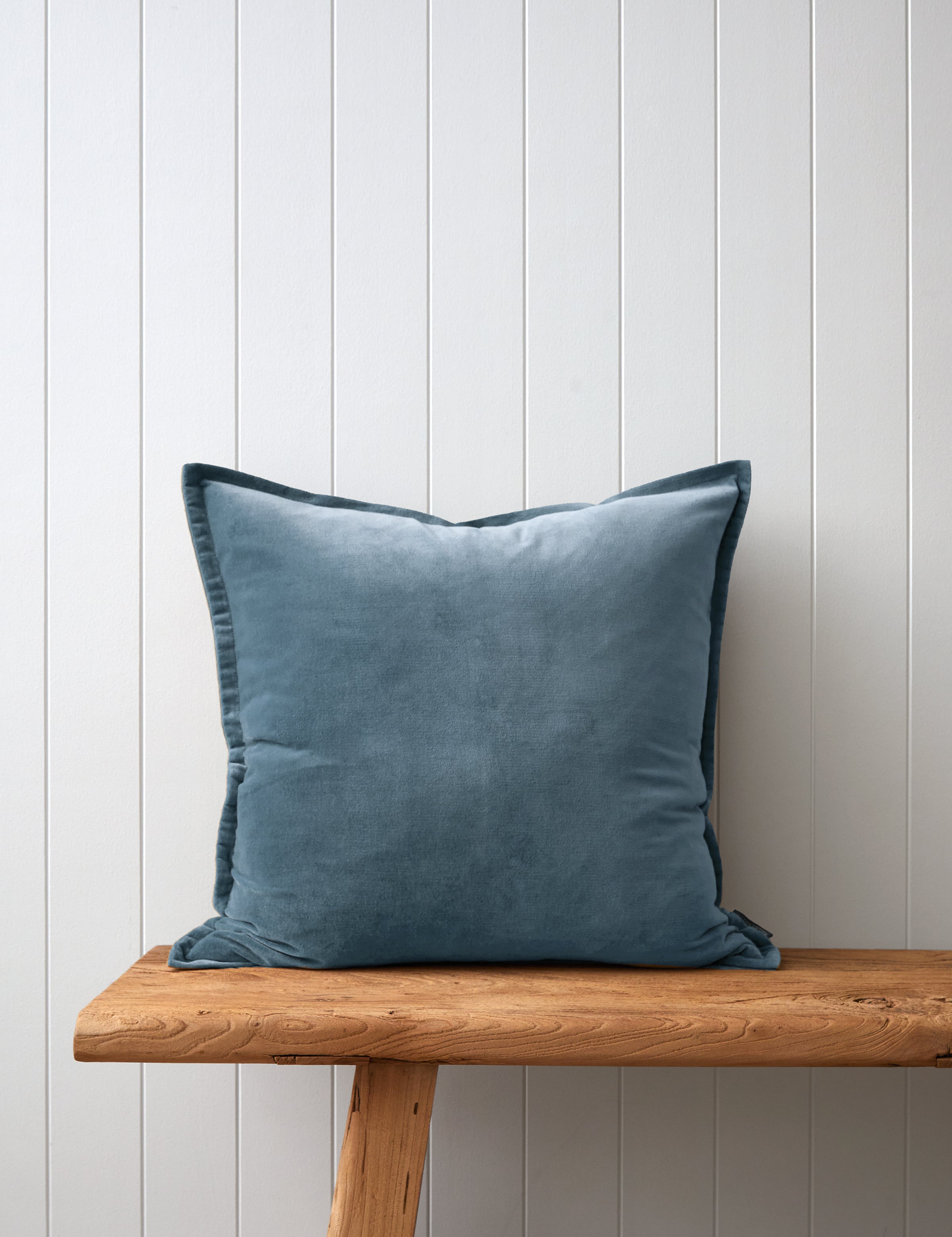 Belvedere Velvet Large Square Cushion Cover | Haze-1