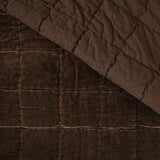 Belvedere Velvet Quilt | Cocoa-4