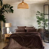 Belvedere Velvet Quilt | Cocoa-5