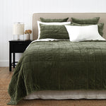 Belvedere Velvet Quilt | Willow-1