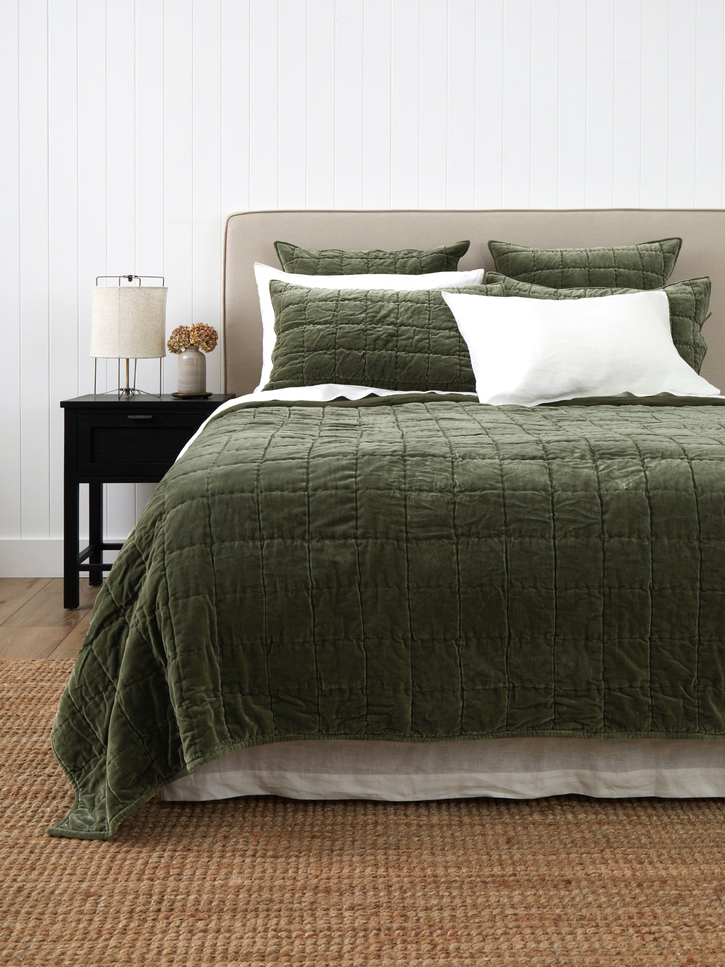 Belvedere Velvet Quilt | Willow-1