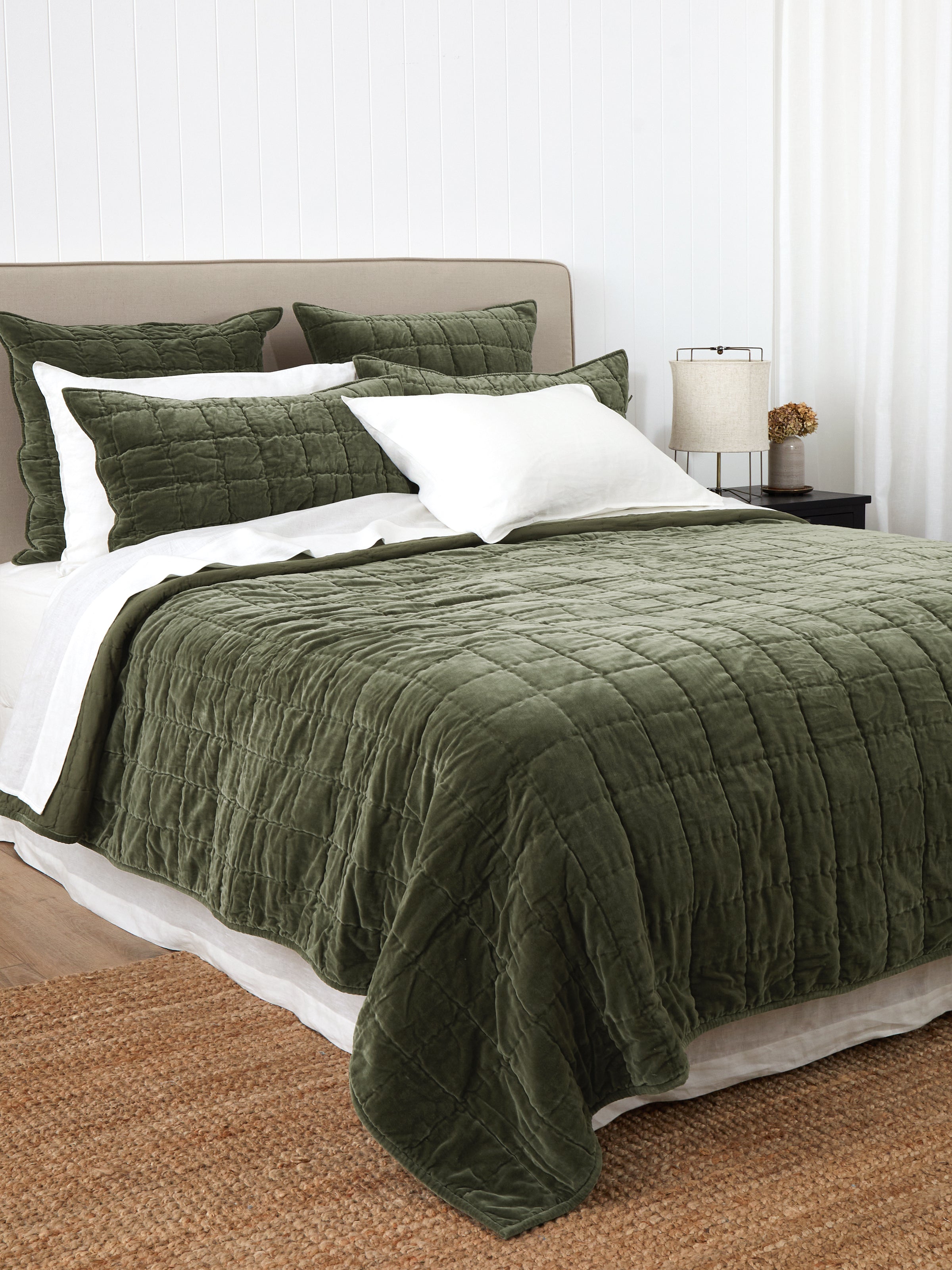 Belvedere Velvet Quilt | Willow-3