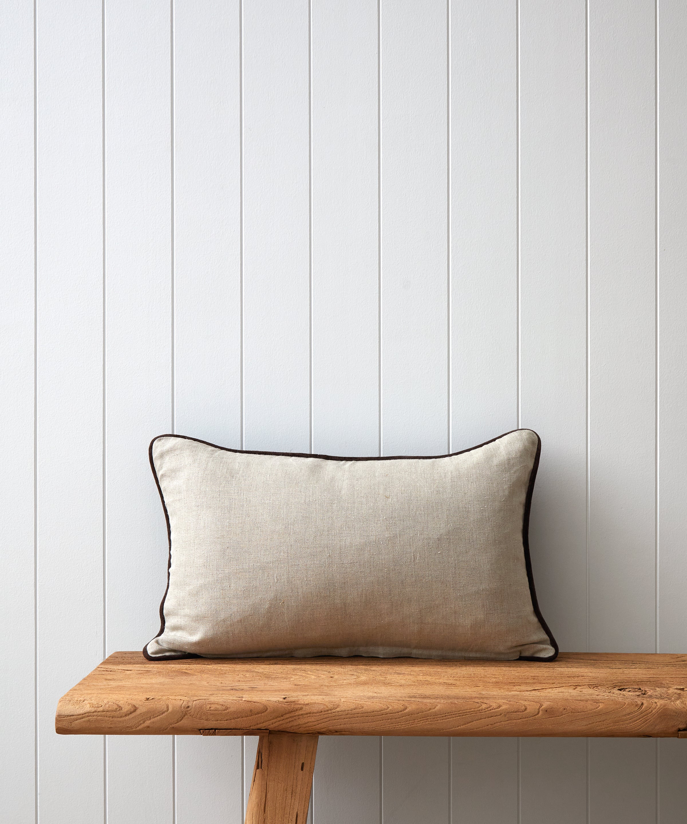 Belvedere Velvet Rectangle Cushion Cover | Cocoa-3