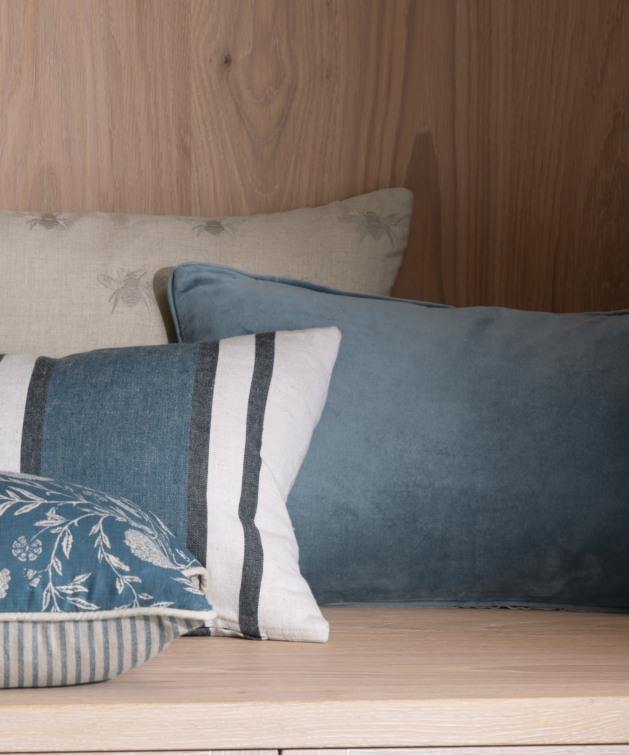 Belvedere Velvet Rectangle Cushion Cover | Haze-2