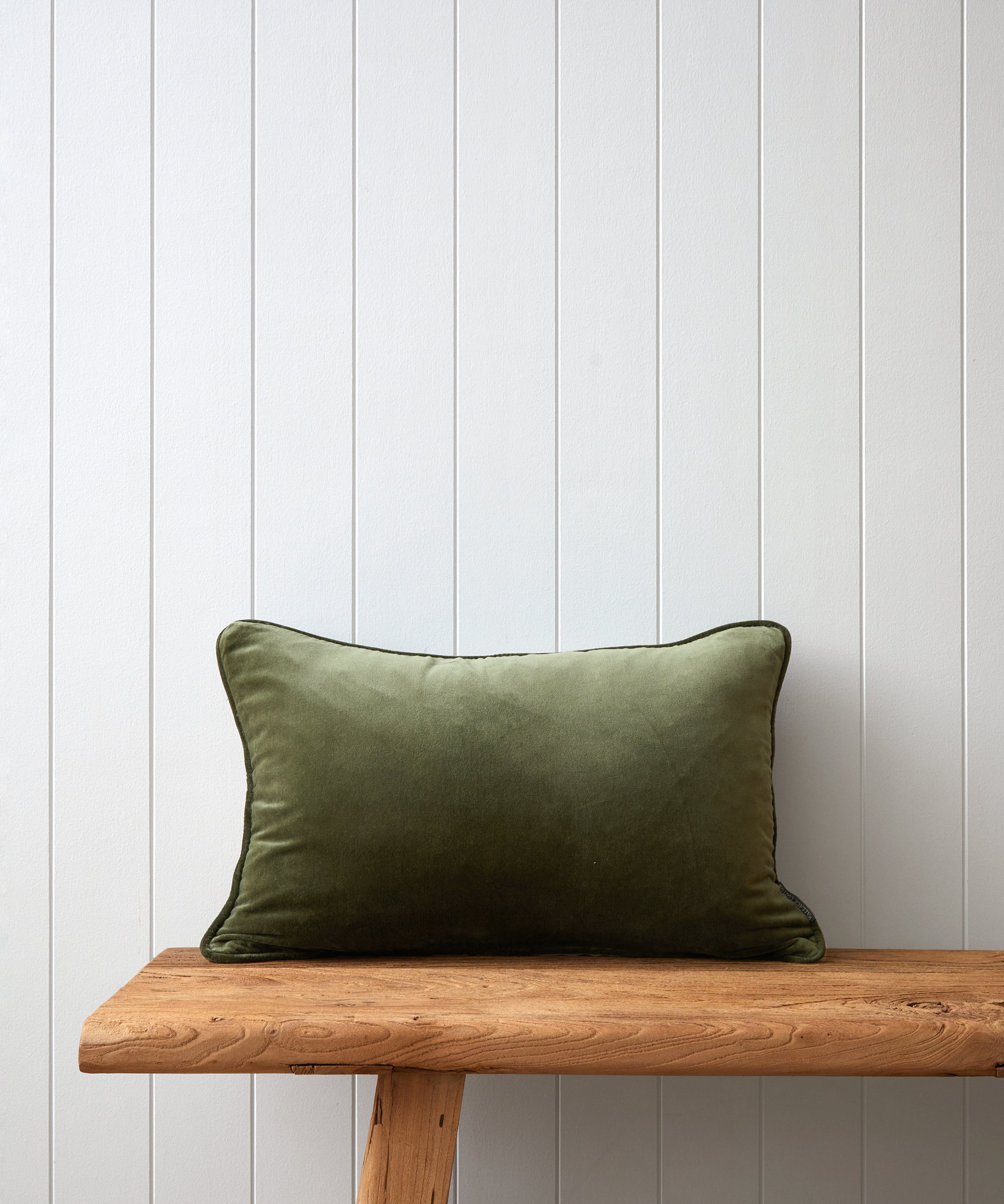 Belvedere Velvet Rectangle Cushion Cover | Willow-1