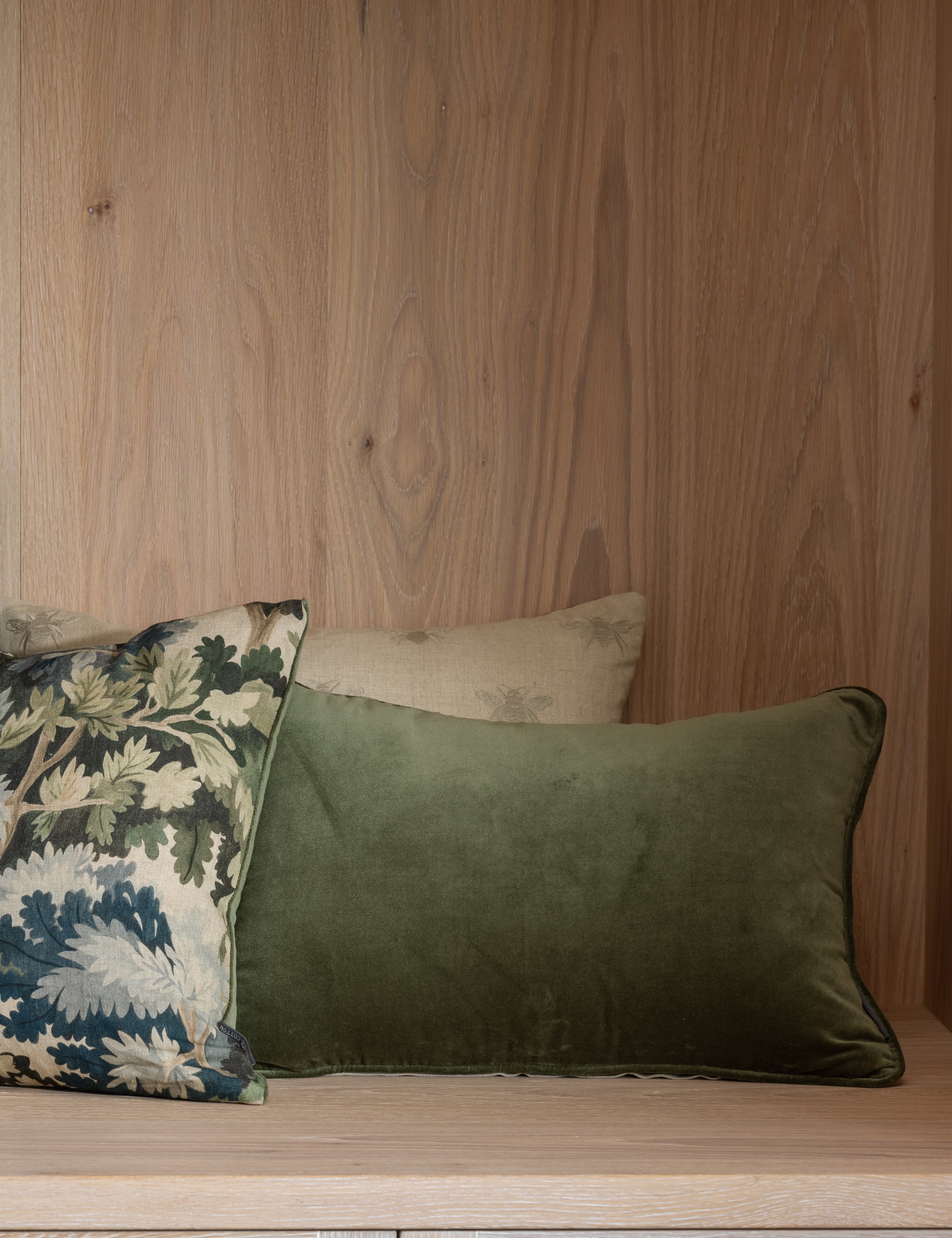 Belvedere Velvet Rectangle Cushion Cover | Willow-2