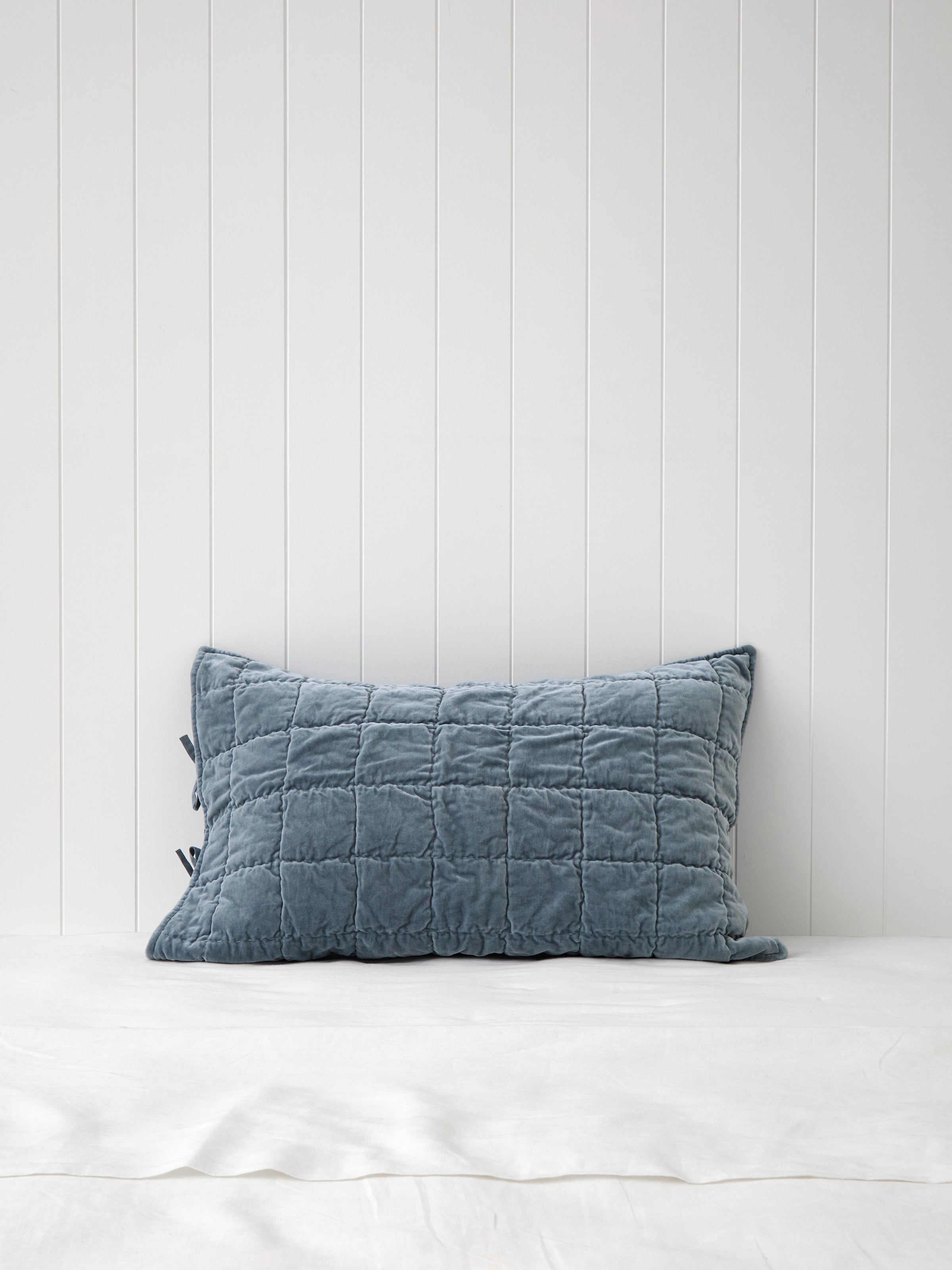 Belvedere Velvet Standard Pillowcase | Haze-1