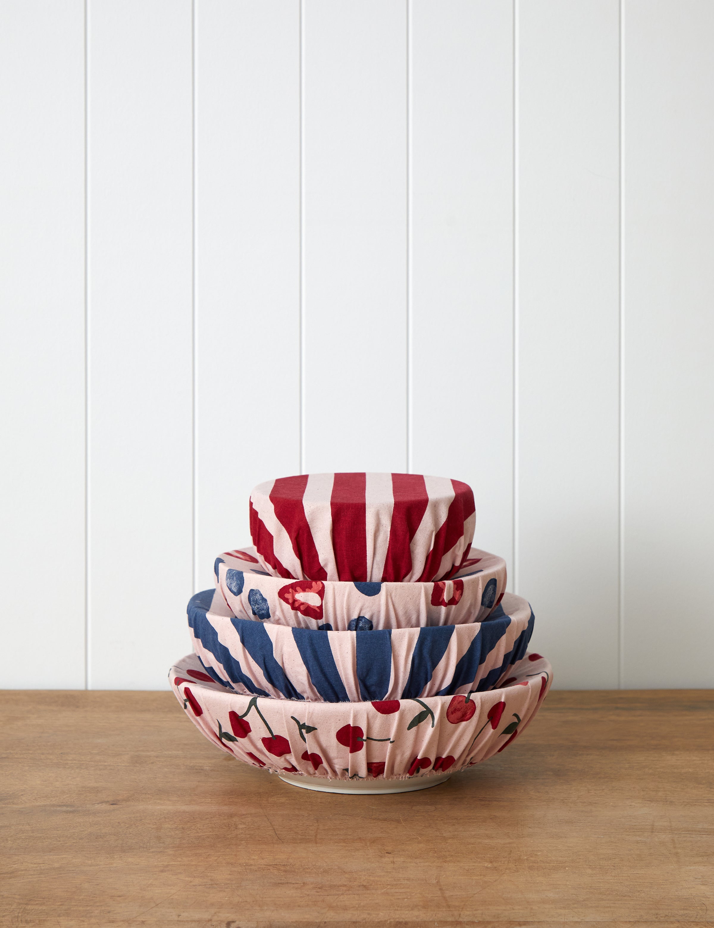 Berries & Cherries Dish Cover Set of 4 | Multi-1