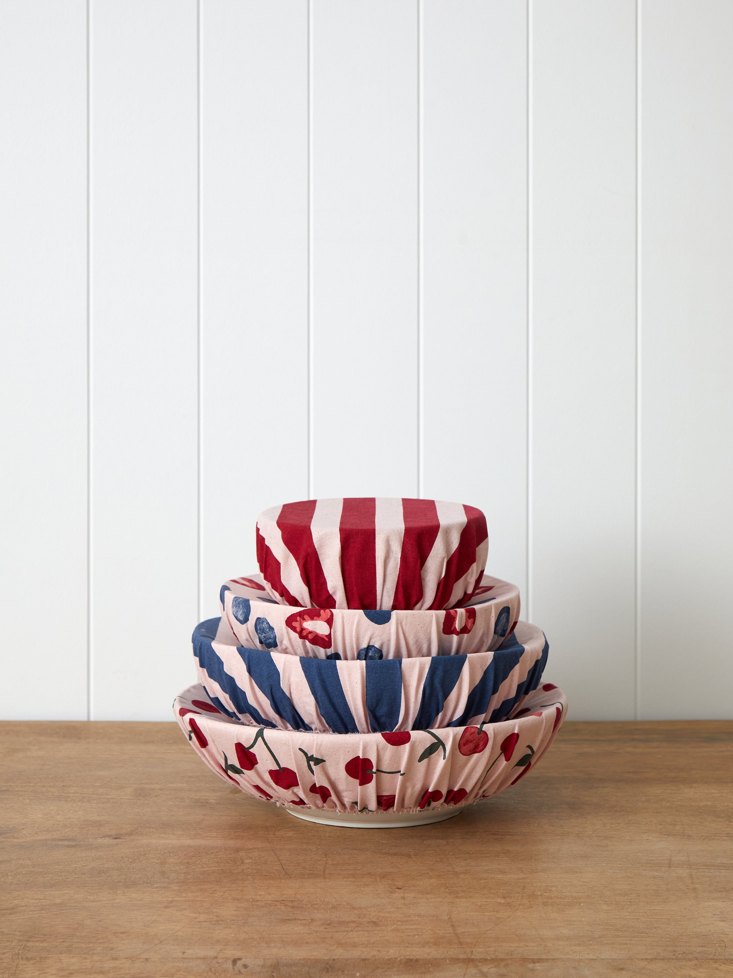 Berries & Cherries Dish Cover Set of 4 | Multi-1