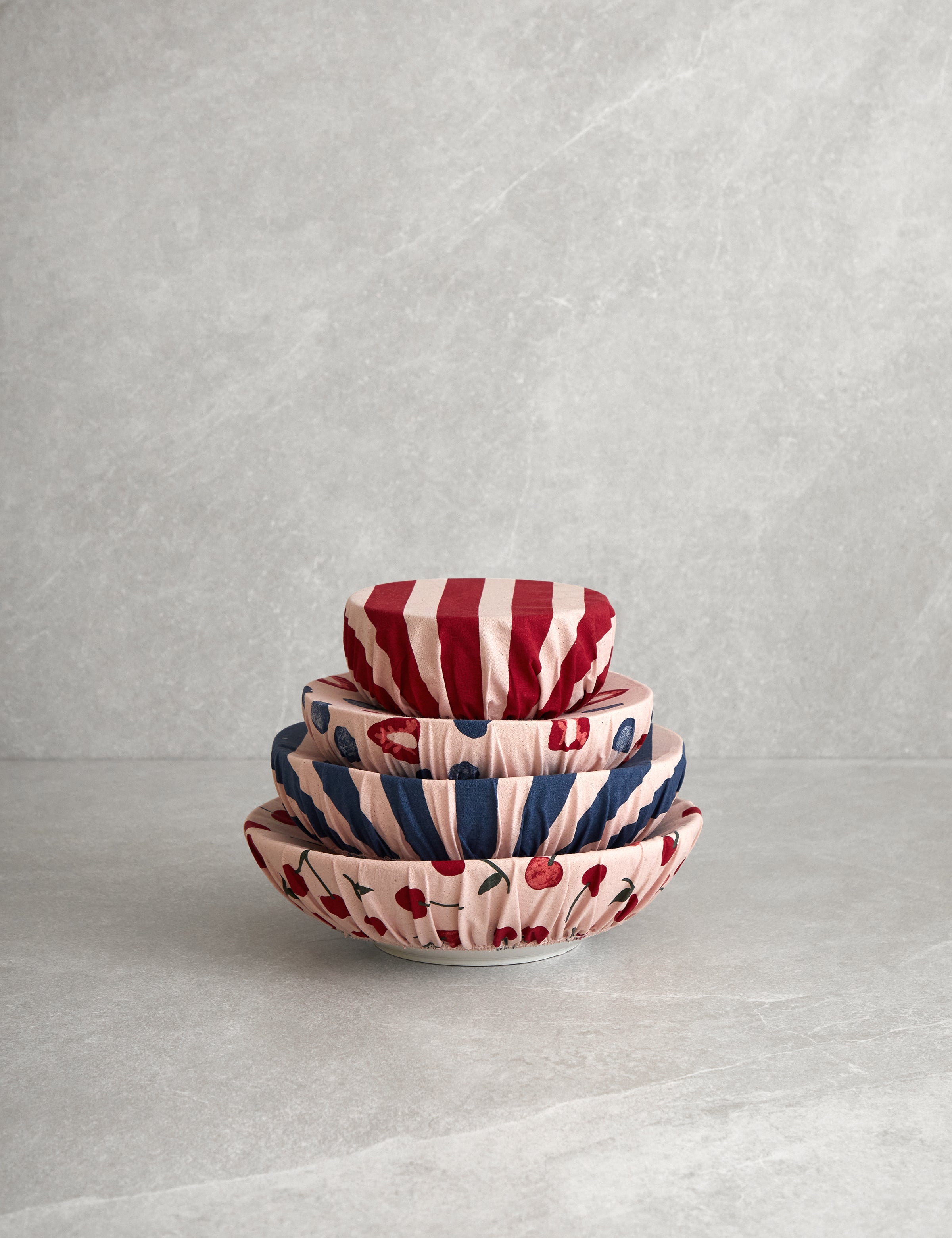 Berries & Cherries Dish Cover Set of 4 | Multi-1