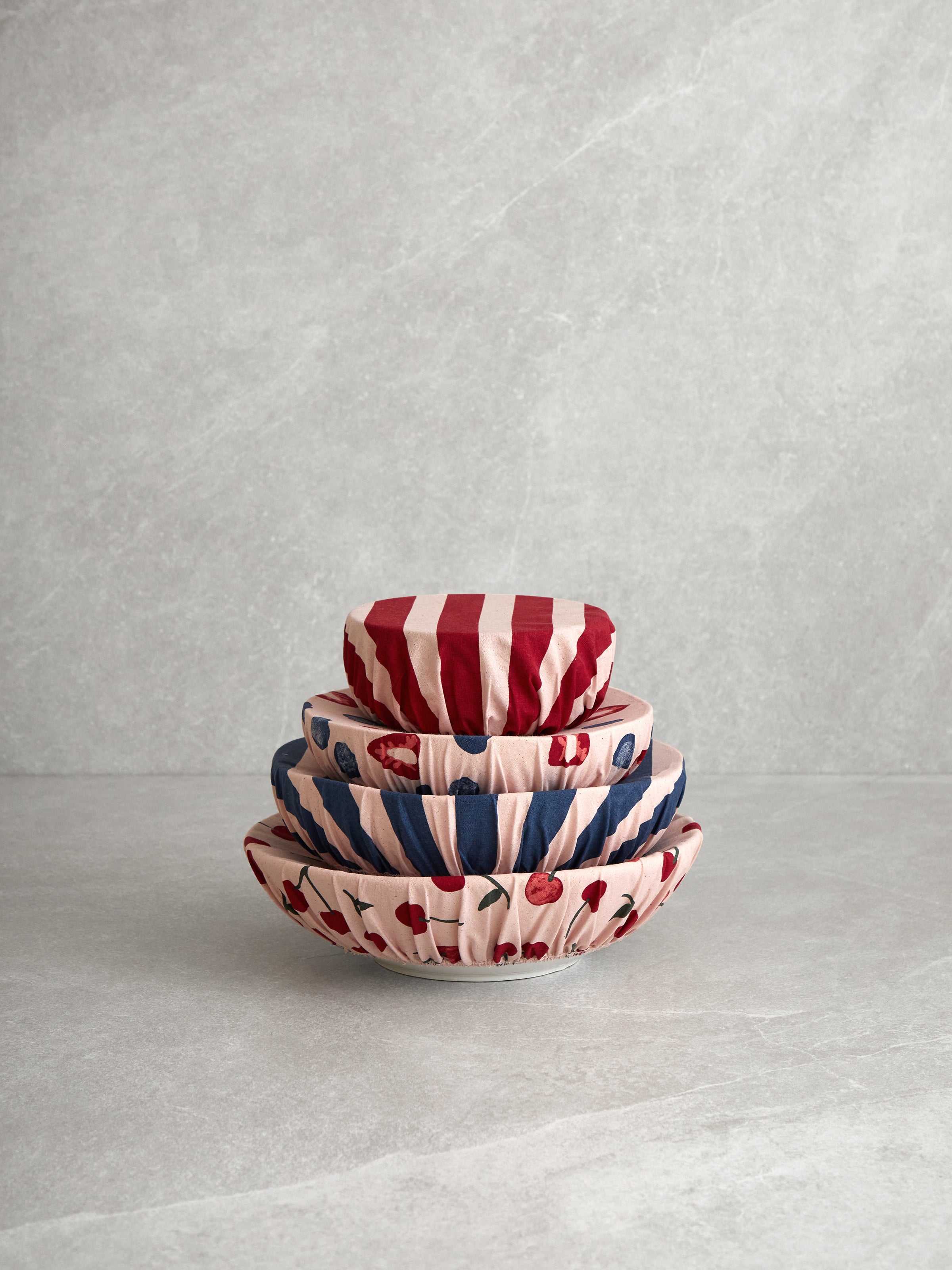 Berries & Cherries Dish Cover Set of 4 | Multi-1