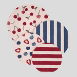 Berries & Cherries Dish Cover Set of 4 | Multi-3