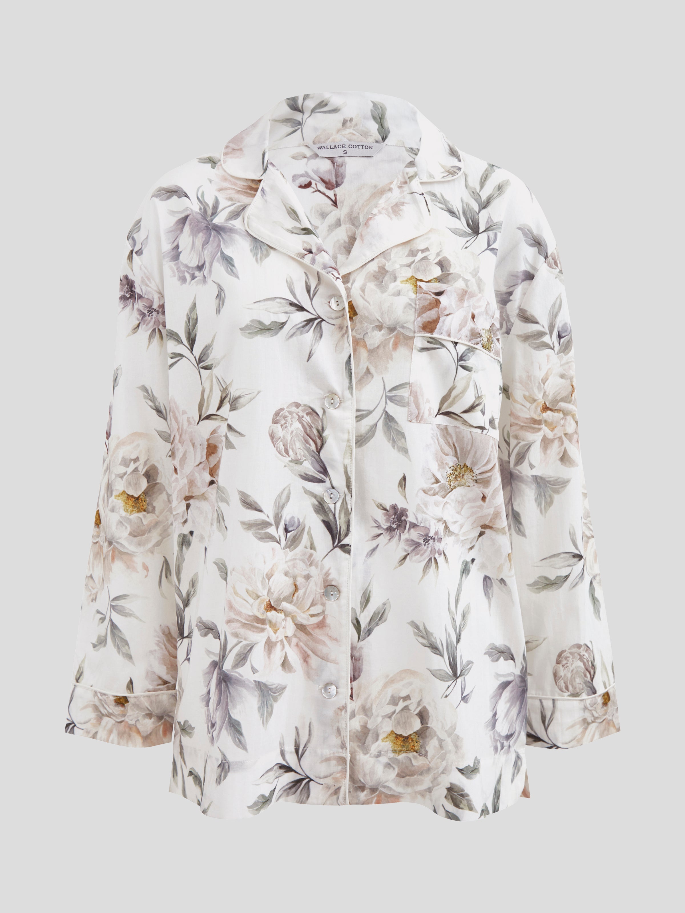 Blossom Long Sleeve PJ Shirt | Floral-1