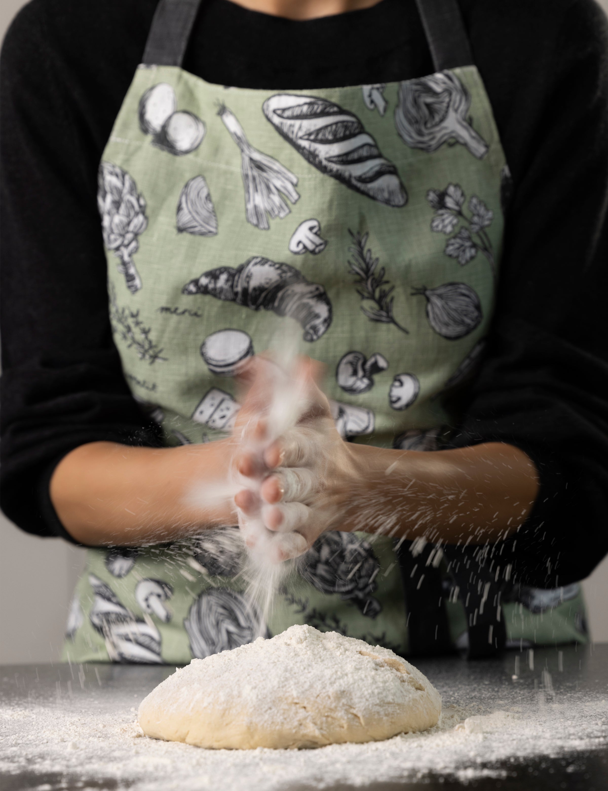 Bon Appetit Apron | Sage-2
