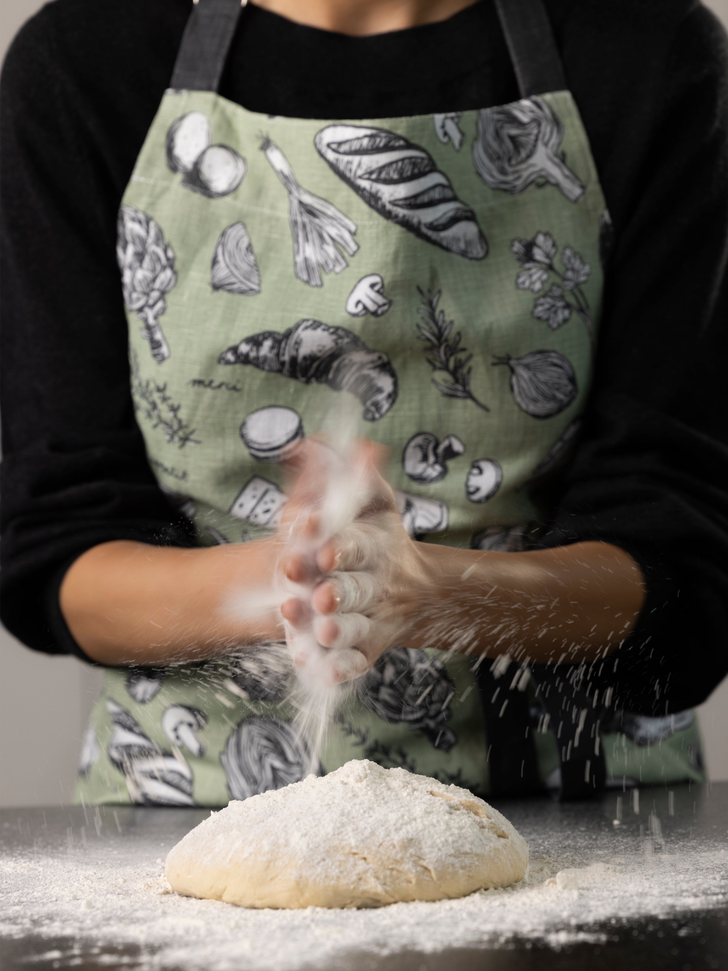 Bon Appetit Apron | Sage-2