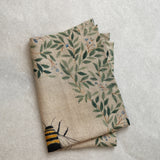 Botanical Bee Linen Tea Towel | Multi-1