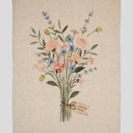 Bouquet Linen Tea Towel | Multi-3