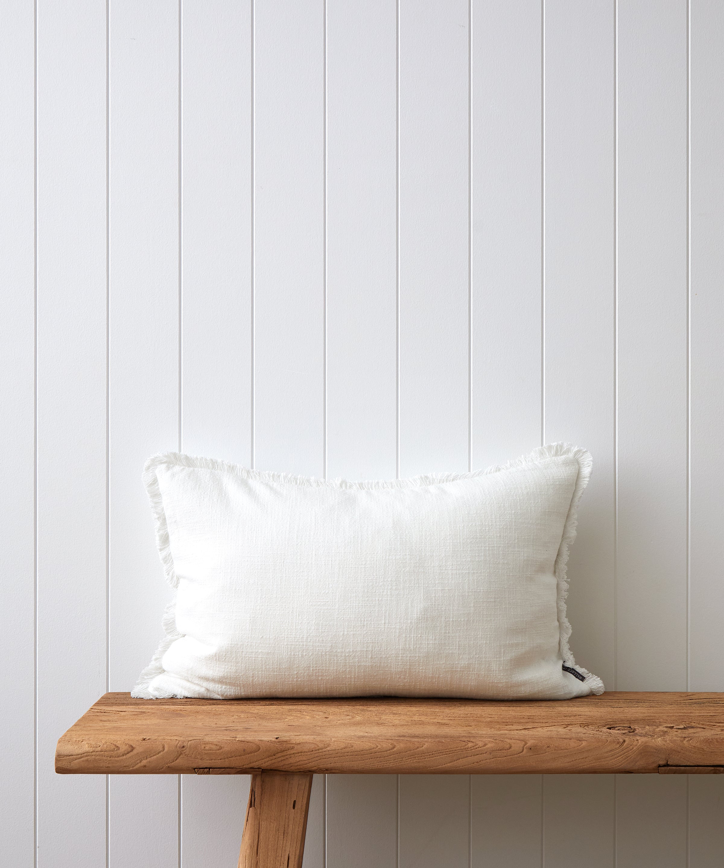 Breeze Rectangle Cushion Cover | White-1