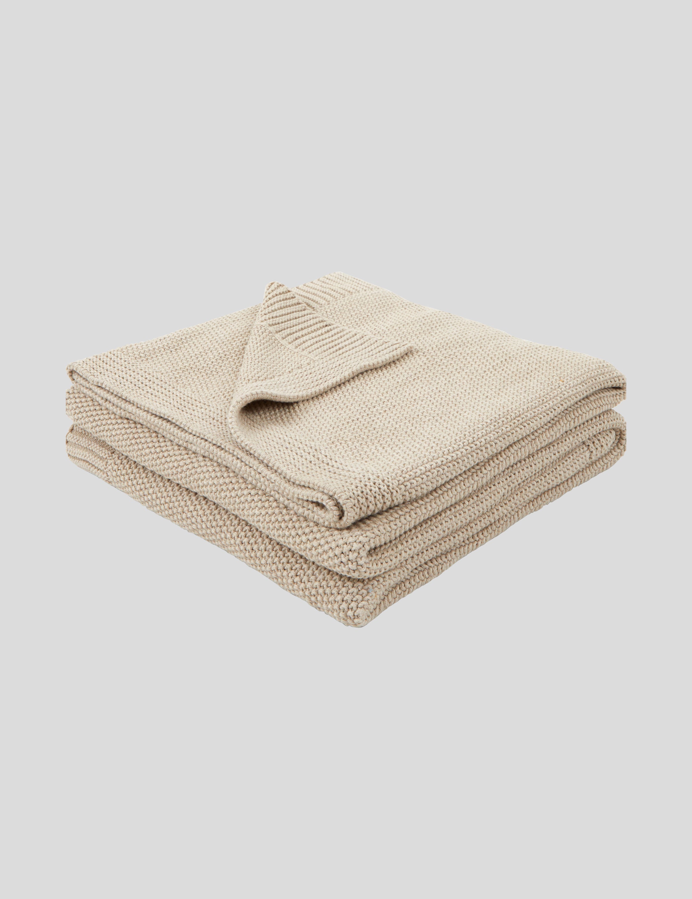 Brighton Cotton Throw | Natural-1