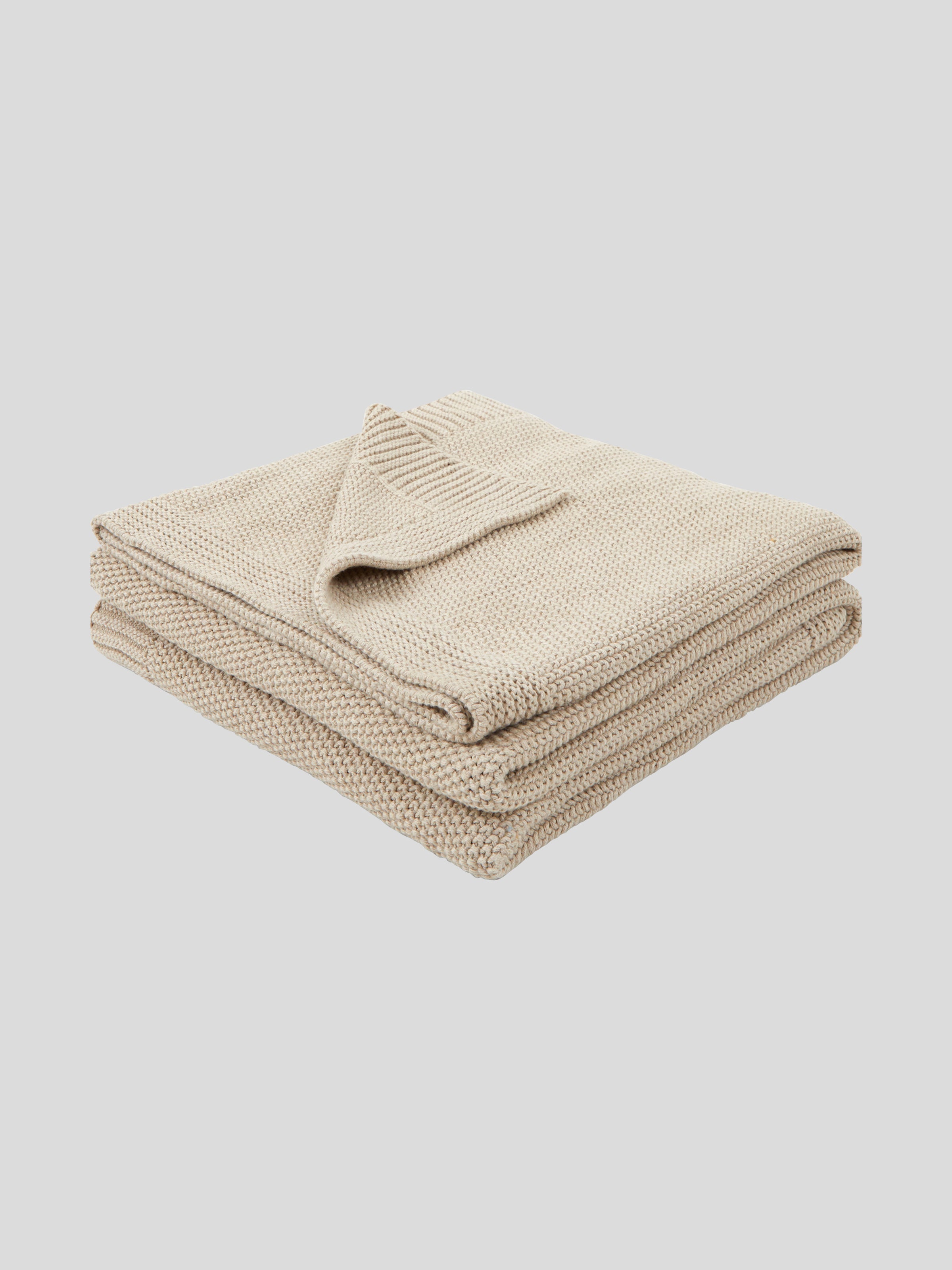 Brighton Cotton Throw | Natural-1