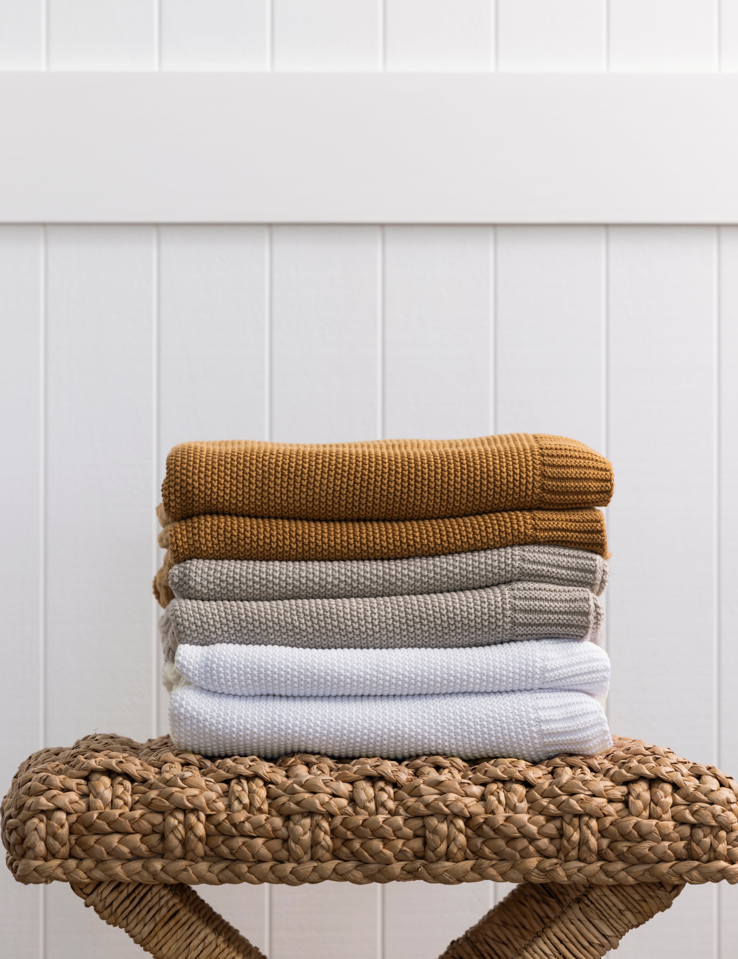 Brighton Cotton Throw | Natural-2