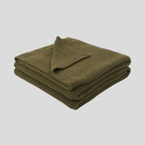 Brighton Cotton Throw | Olive-1