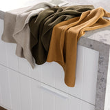 Brighton Hand Towel | Olive-2