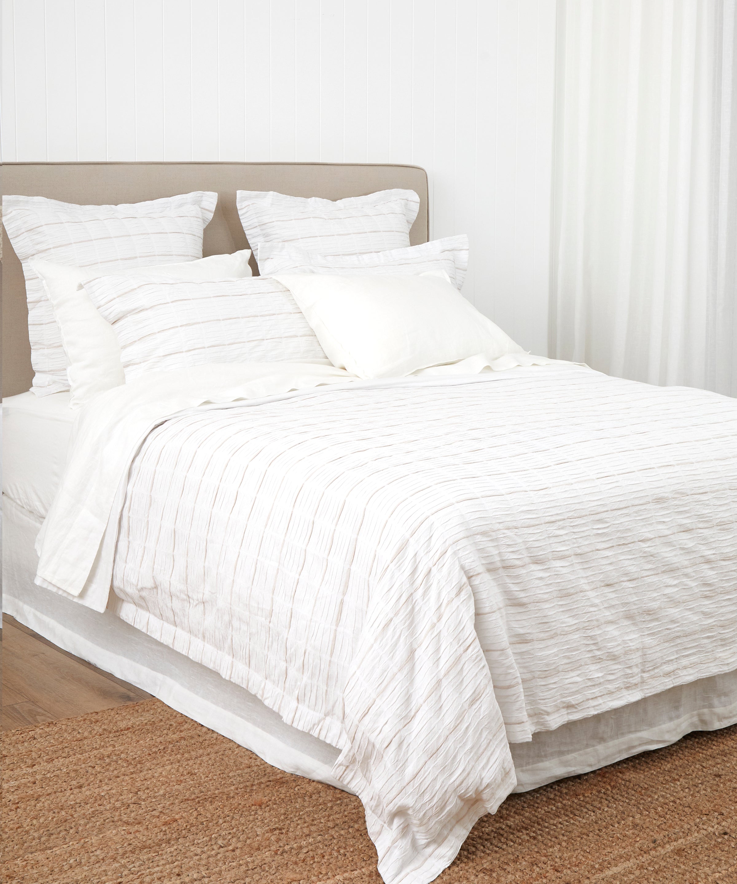 Brunswick Duvet Cover Set | Natural White-3