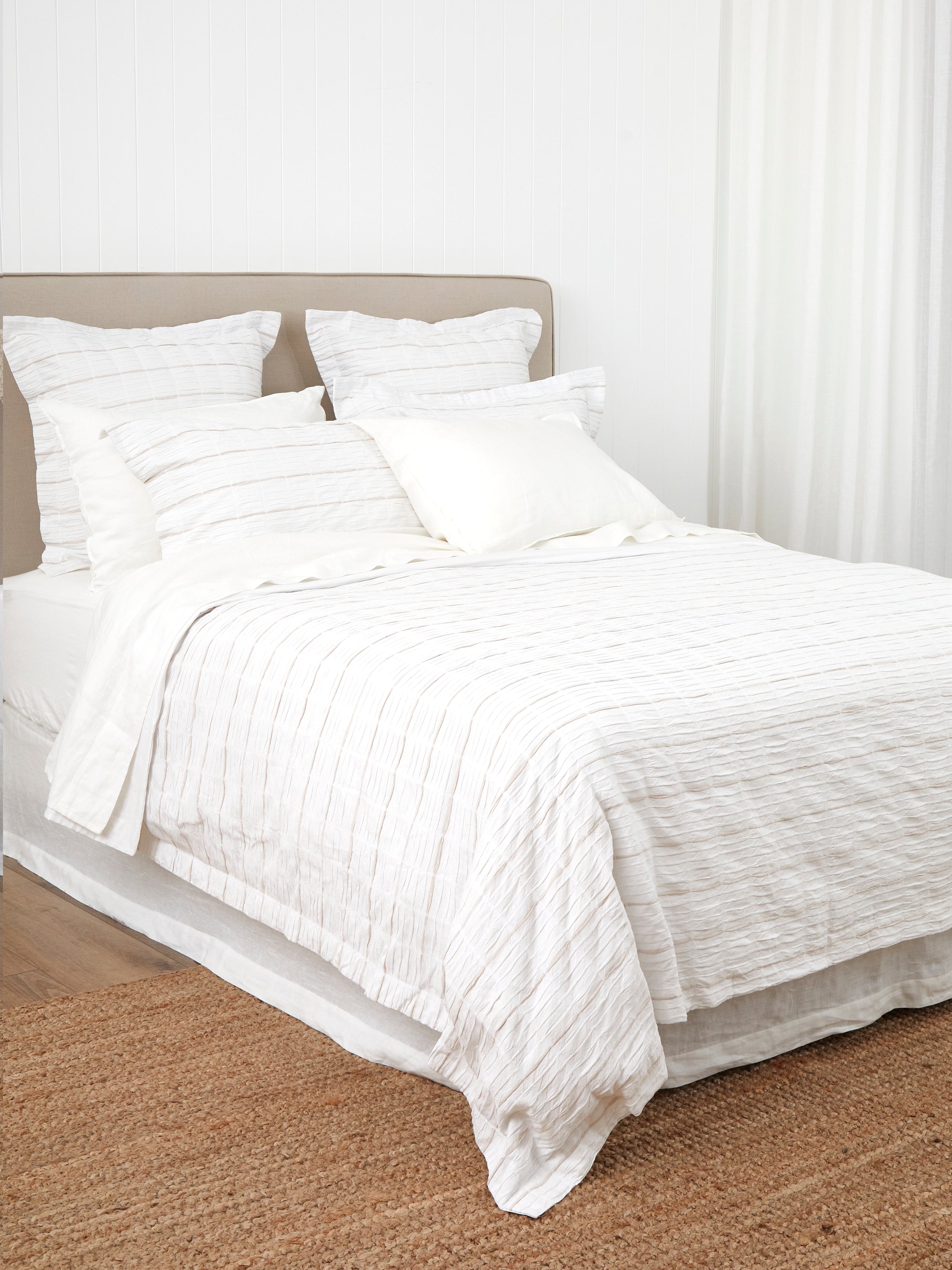 Brunswick Duvet Cover Set | Natural White-3