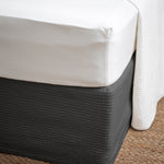 Bungalow Bed Skirt | Charcoal-1