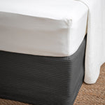Bungalow Bed Skirt | Midnight Grey-1