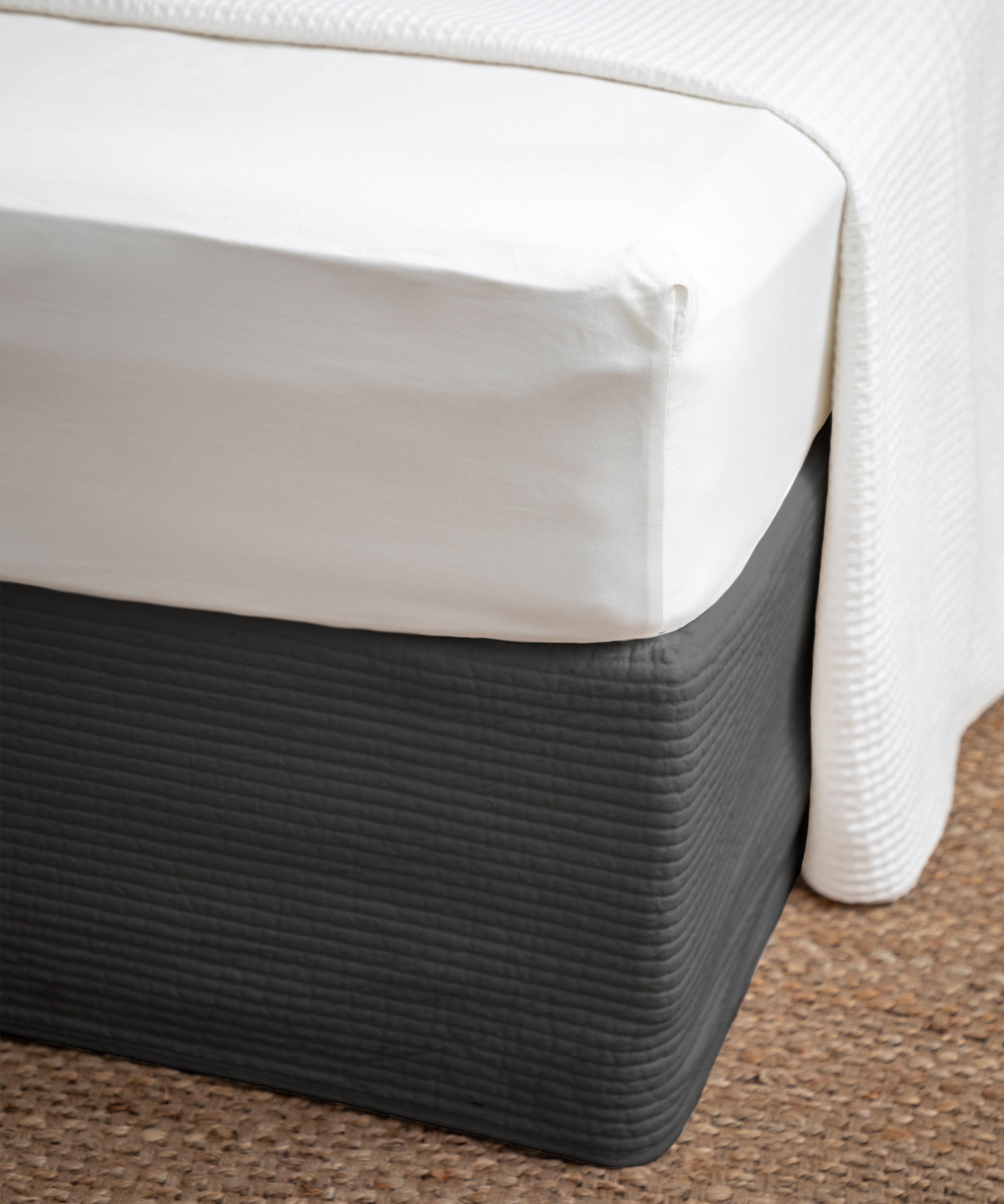 Bungalow Bed Skirt | Midnight Grey-1