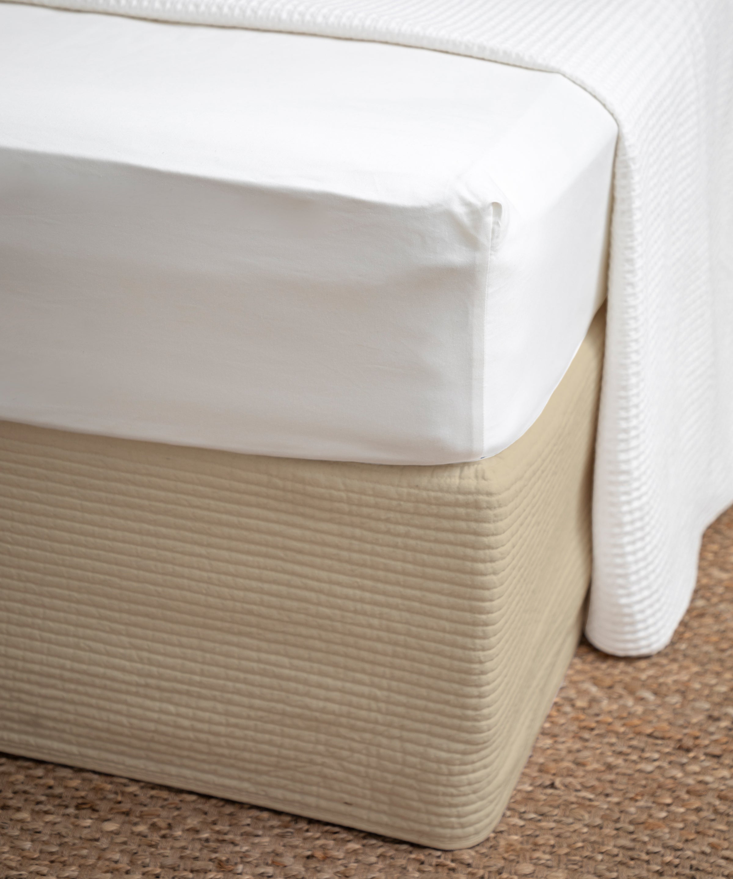 Bungalow Bed Skirt | Stone-1