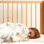 Bunny Lane Cot Blanket | Natural White-2