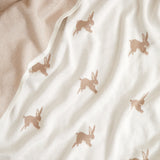 Bunny Lane Cot Blanket | Natural White-3