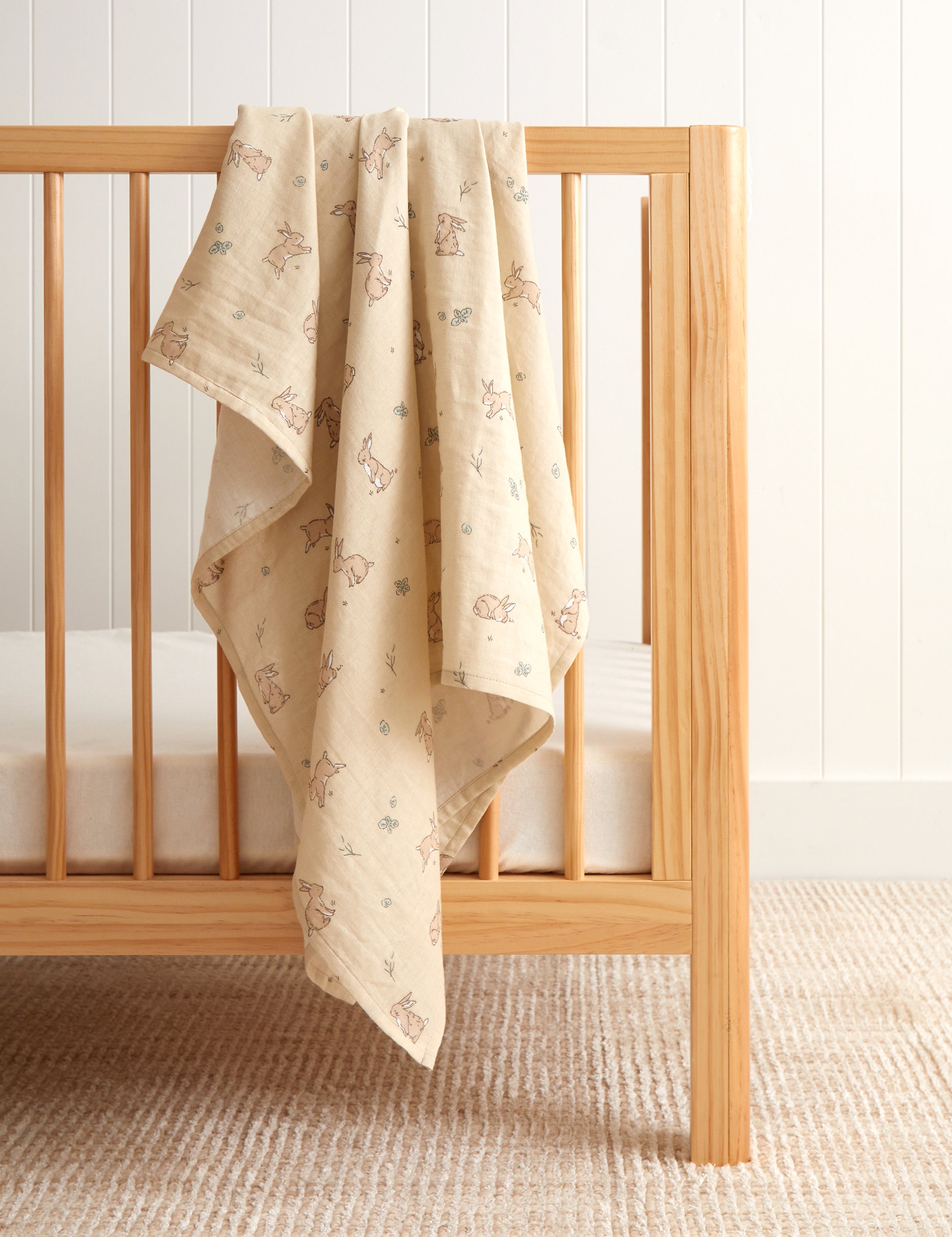 Bunny Lane Muslin Baby Wrap | Multi-1