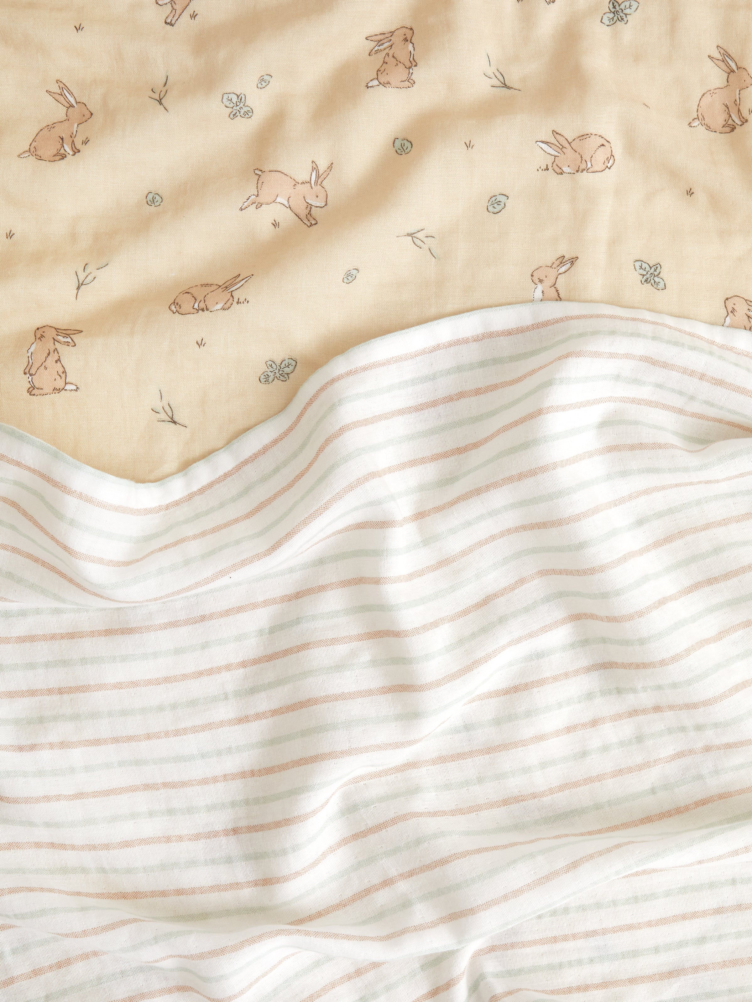 Bunny Lane Muslin Baby Wrap | Multi-2