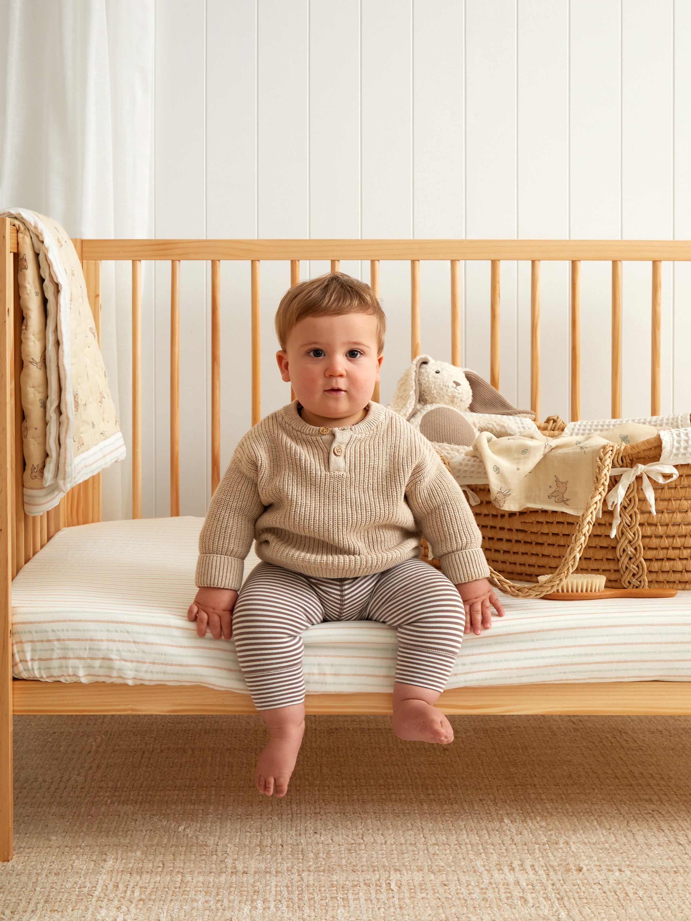 Bunny Lane Muslin Baby Wrap | Multi-3
