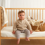 Bunny Lane Muslin Cot Fitted Sheet | Multi-3