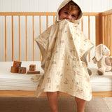 Bunny Lane Muslin Hooded Towel | Multi-1