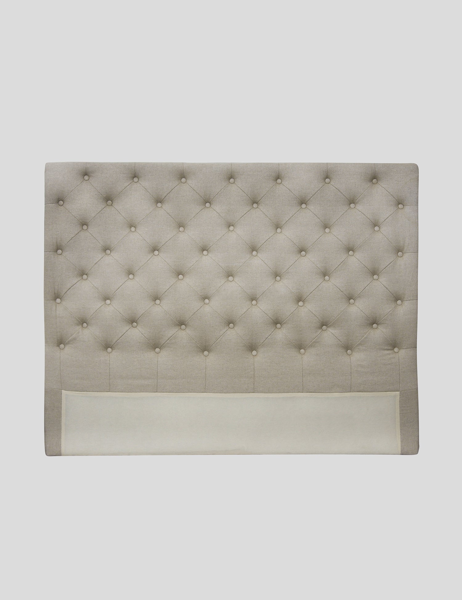 Button Linen Natural Headboard | Natural-1