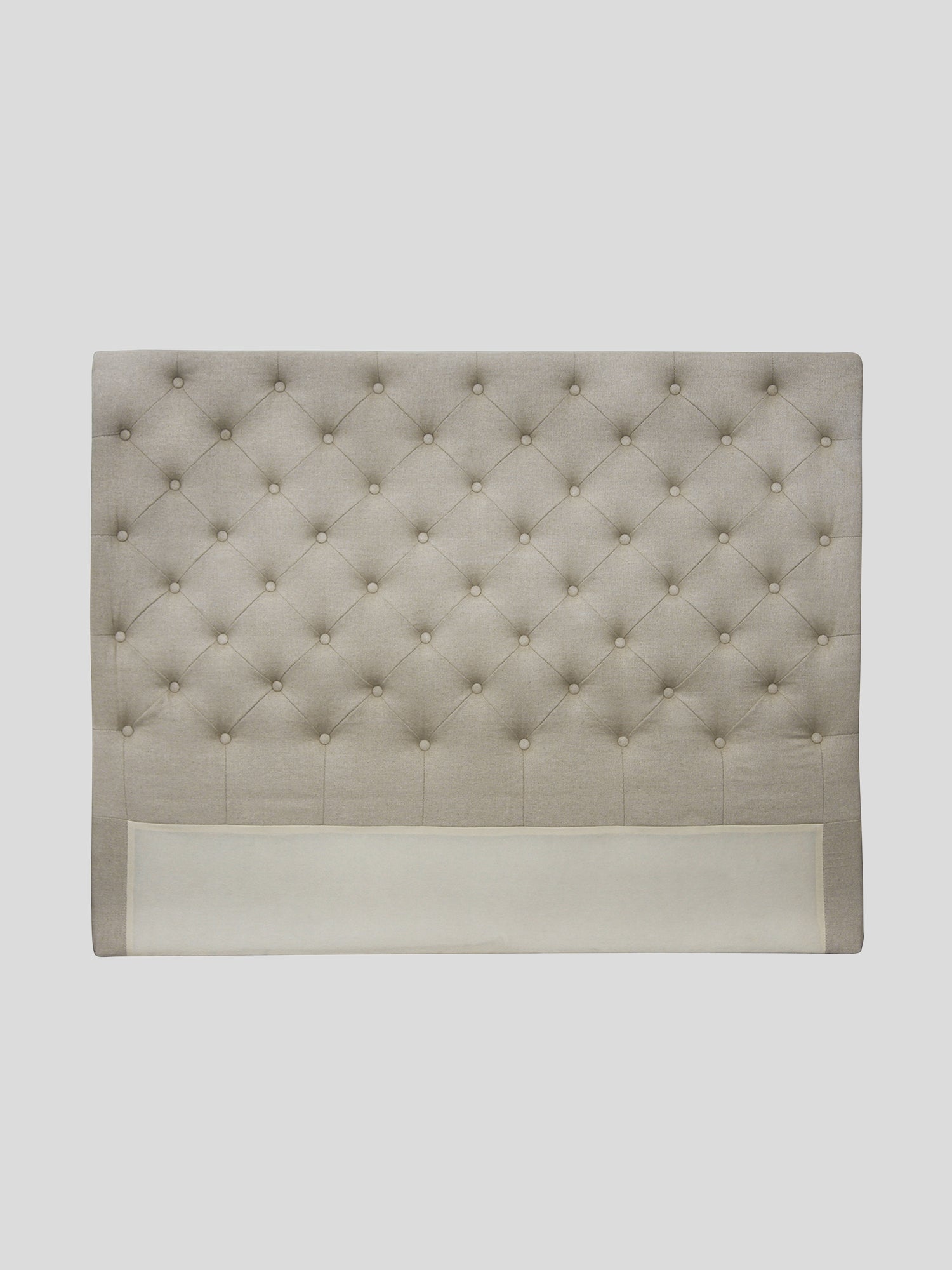 Button Linen Natural Headboard | Natural-1