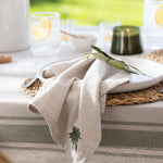 Cabo Embroidered Napkin Set of 4 | Natural-2