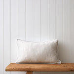 Cairo Rectangle Cushion Cover | White Natural-3
