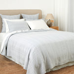 Camden Bed Cover in Duck Egg | Duckegg-3