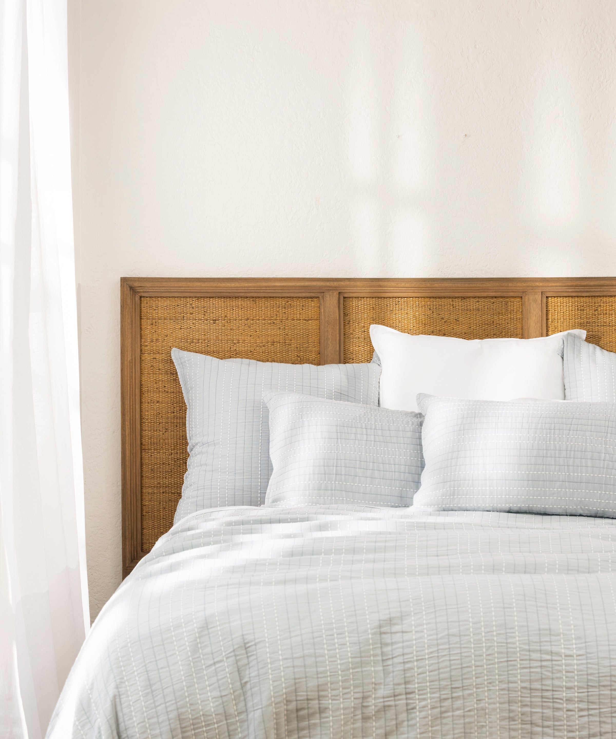 Camden European Pillowcase in Duck Egg | Duckegg-2